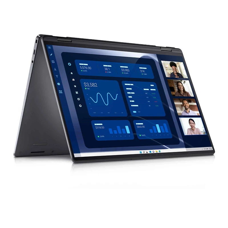 DELL Latitude 9450 2-in-1 Intel Core Ultra 7 165U Hybride (2-en-1) 35,6 cm (14″) Écran tactile Quad HD+ 16 Go LPDDR5x-SDRAM 512 Go SSD Wi-Fi 7 (802.11be) Windows 11 Pro Noir