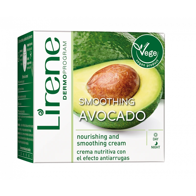 Crème Visage hydratante anti-âge à l'huile d'avocat  jour & nuit Lirene 50ml