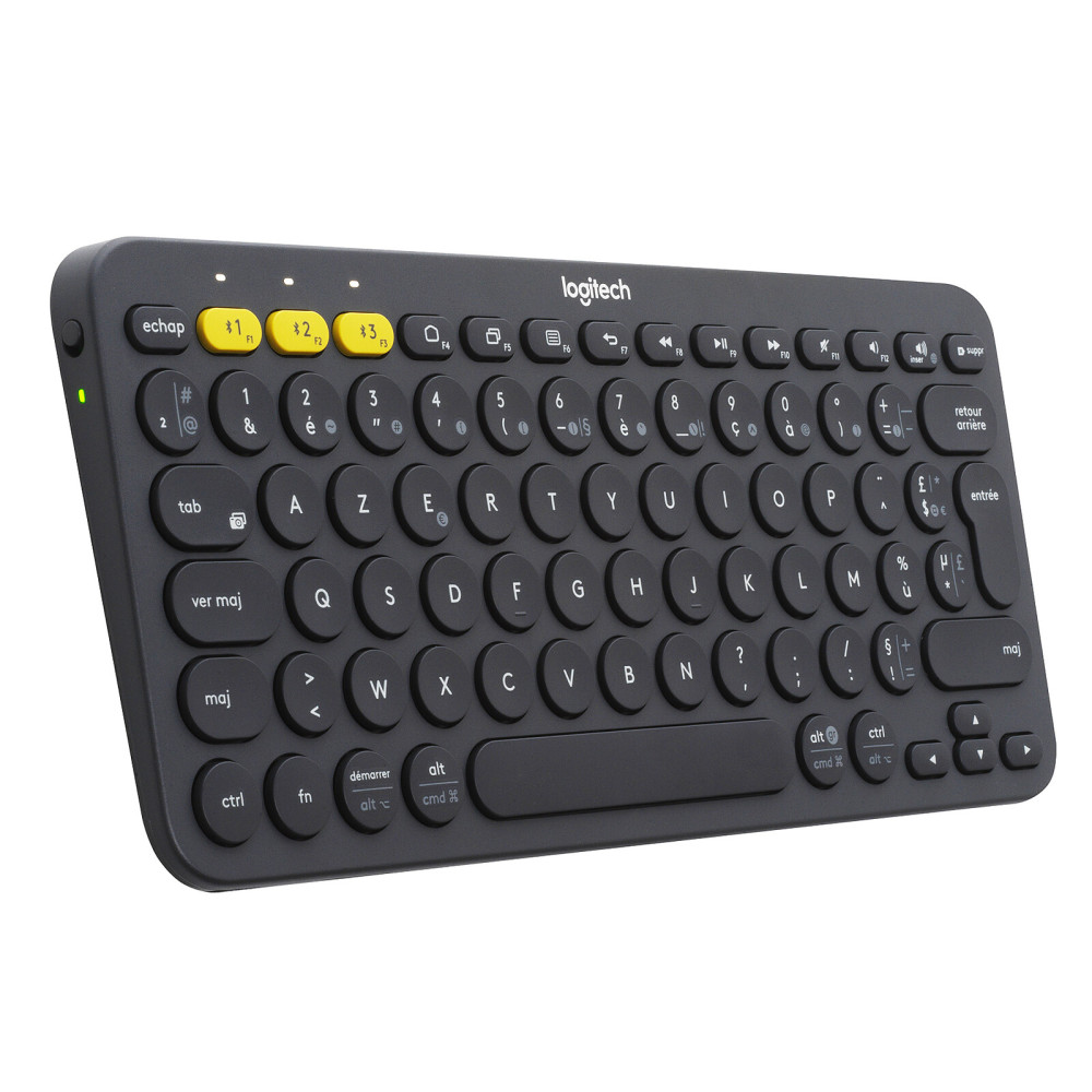 Logitech K380 Clavier Sans fil Bluetooth Multi-Device – Gris (5099206061361) (920-007568)