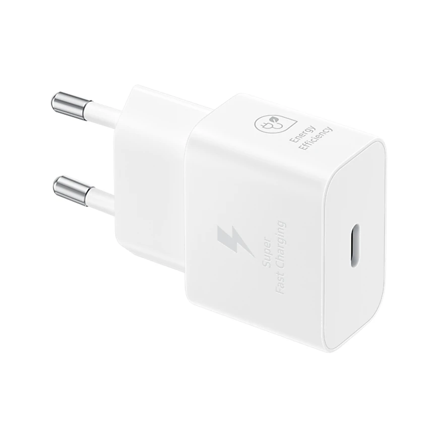 Chargeur Samsung Blanc Ultra-Rapide 25W USB-C – Sans câble (EP-T2510NWEGWW)